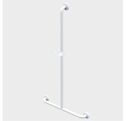 Barre douche en T Blanche 600 x 1200 mm