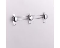 Porte manteau acier 3 têtes - coloris  chrome