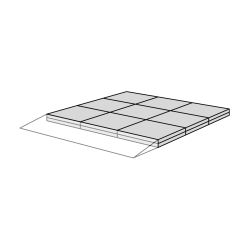 Palier pour Rampe de Seuil Modulable - 18 à 55 mm - pour Kit 1