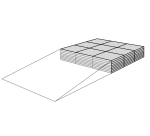 Palier pour Rampe de Seuil Modulable - 106 à 160 mm -pour Kit 4