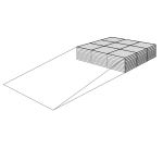 Palier pour Rampe de Seuil Modulable - 144 à 196 mm - pour Kit 5