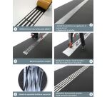 Pochoir adhésif pour bandes d'aide à l'orientation - 4 nervures discontinues