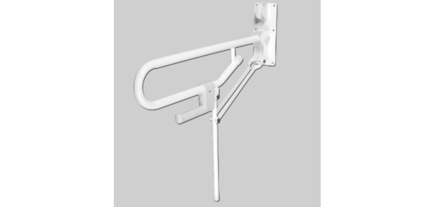 Barre d'Appui Relevable avec pied fixe