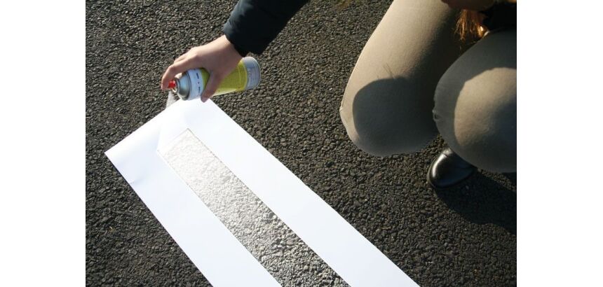 Pochoir PVC rigide Spécial Ligne Droite 1,2m