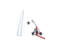 Kit pochoir ligne et canne de traçage