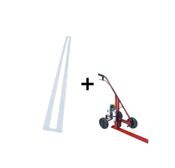Kit pochoir ligne et canne de traçage