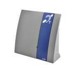 Boucle magnetique d'accueil bandeau bleu