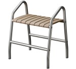 Banc de douche avec 2 poignées