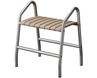 Banc de douche avec 2 poignées
