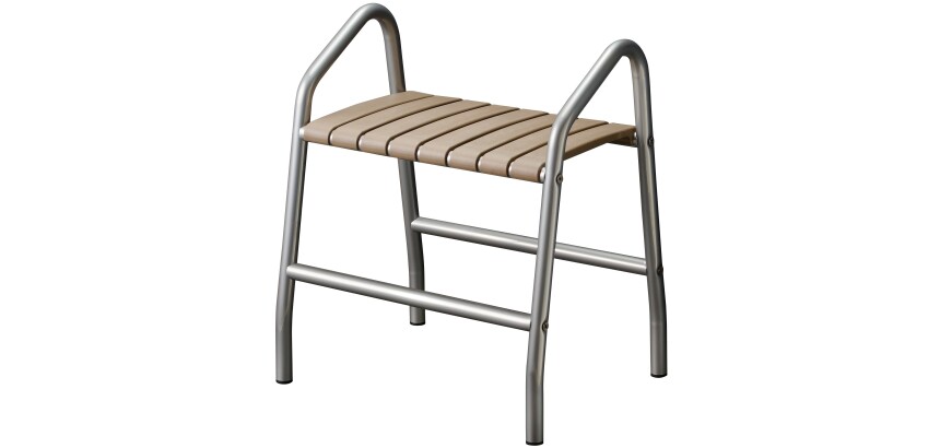 Banc de douche avec 2 poignées