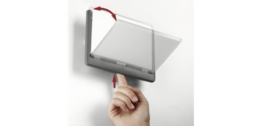 Plaque de porte CLICK SIGN, (L)149 x (H)148,5 mm
