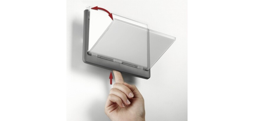 Plaque de porte CLICK SIGN, (L)149 x (H)148,5 mm