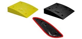 Module d'extrémité noir pour ralentisseur franchisseur de portail