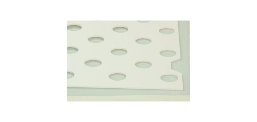 Gabarit de pose pour plots podotactiles