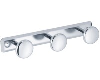 Patère en acier Chromé 3 Têtes