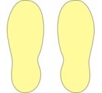 Empreintes de Pas Photoluminescentes et Antidérapantes