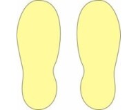 Empreintes de Pas Photoluminescentes et Antidérapantes
