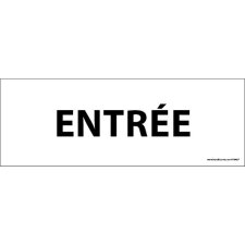 Plaque de Porte - ENTREE