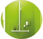 Barre douche en T ou L - design