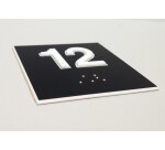 Panneau relief et braille 12