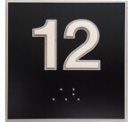 Panneau relief et braille 12