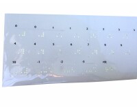 Étiquettes en braille pour bouton d'ascenseur