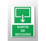 Panneau Sécurité Sortie de secours
