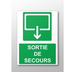 Panneau Sécurité Sortie de secours