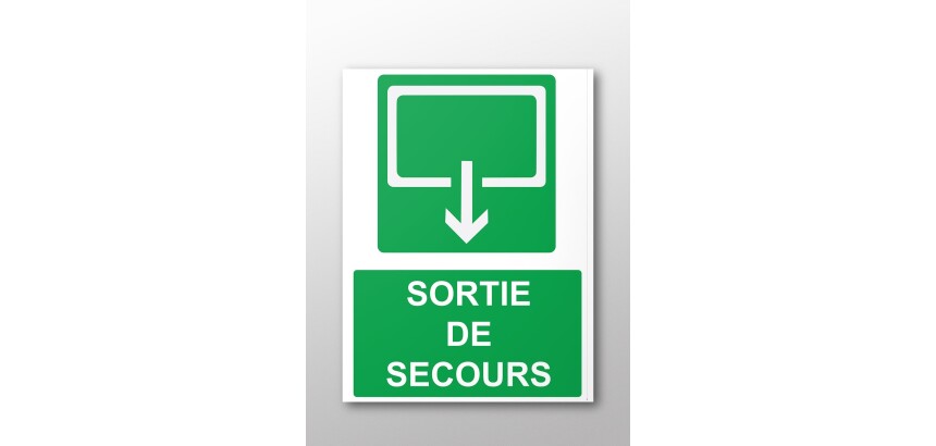 Panneau Sécurité Sortie de secours