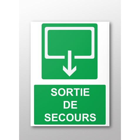 Panneau Sécurité Sortie de secours