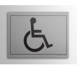 Plaque gravée Picto PMR