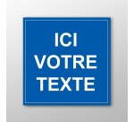 Plaque magnétique personnalisable pour véhicule