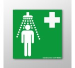 Panneau premiers secours - Douche de sécurité - ISO EN 7010