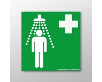 Panneau premiers secours - Douche de sécurité - ISO EN 7010
