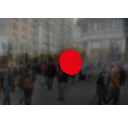 Rond adhésif pour repérage des accès d'évacuation