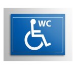 Plaque Gravée - WC pour PMR - 10x14cm