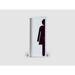 Signalétique Femme avec Silhouette pour porte