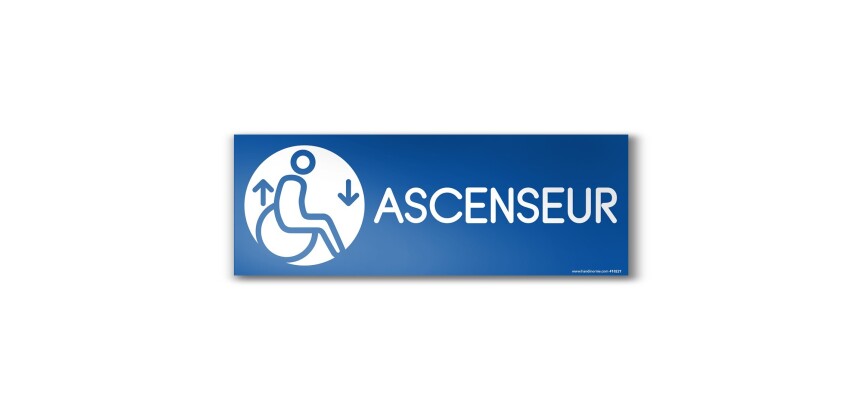 Panneau Ascenseur design PMR