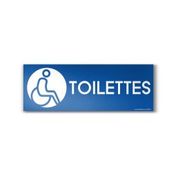 Panneau Toilette - Handicapé