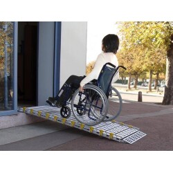 Rampe d'Accès Enroulable ROLL-A-RAMP - 75cm - Alu  - 920