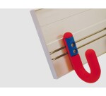 Lisse murale porte manteaux