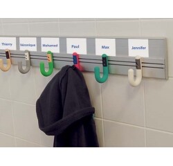 Lisse murale porte manteaux