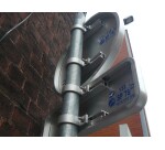 Brides de Fixation pour Poteau Rond de Ø76 mm