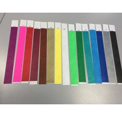 Bracelet d'identification - Numérotation aléatoire - Tyvek