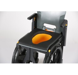 Seau d'accès pour fauteuil d'accès aux toilettes