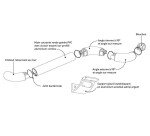 Angle interne- externe 90° pour main courante intérieure HOPI
