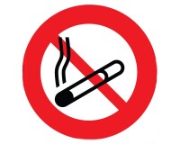 Panneau rond Interdit de Fumer