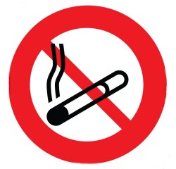 Panneau rond Interdit de Fumer