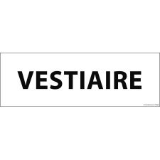 Panneau de Porte - VESTIAIRE