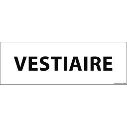 Panneau de Porte - VESTIAIRE